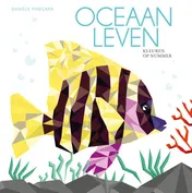 Omslag van Oceaanleven - Kleuren op nummer