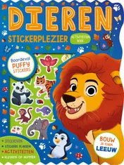 Omslag van Dieren Stickerplezier activiteitenboek