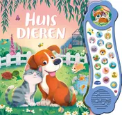 Omslag van Huisdieren - 18-geluidenboek