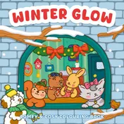 Omslag van Winter glow - Comfy & cosy colouring book