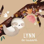 Omslag van Lynn de luiaard