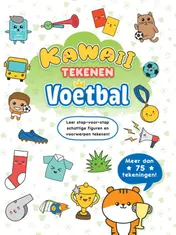 Omslag van Kawaii tekenen voetbal