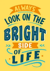 Omslag van Always look on the bright side of life