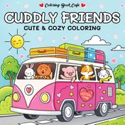 Omslag van Cuddly friends - Coloring Book Cafe