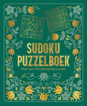 Omslag van Sudoku puzzelboek groen (volume 1)