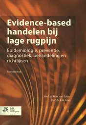 Omslag van Evidence-based handelen bij lage rugpijn