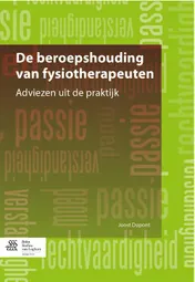 Omslag van De beroepshouding van fysiotherapeuten