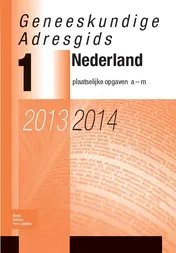 Omslag van Geneeskundige adresgids Nederland 2013-2014