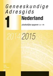 Omslag van Geneeskundige adresgids Nederland 2014-2015