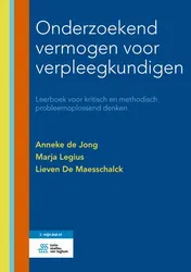 Omslag van Onderzoekend vermogen voor verpleegkundigen
