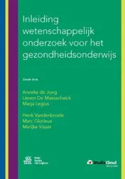 Omslag van Inleiding wetenschappelijk onderzoek voor het gezondheidsonderwijs