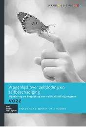 Omslag van Vragenlijst over Zelfdoding en Zelfbeschadiging (VOZZ) - handleiding
