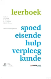 Omslag van Leerboek spoedeisende-hulp-verpleegkunde