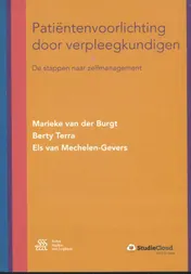 Omslag van Patiëntenvoorlichting door verpleegkundigen