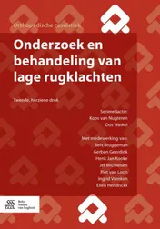 Omslag van Onderzoek en behandeling van lage rugklachten
