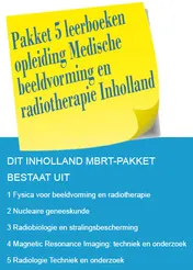 Omslag van Pakket 5 leerboeken voor de opleiding Medische beeldvorming en radiotherapie Inholland