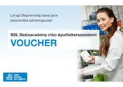 Omslag van BSL Basisacademy mbo Apothekersassistent voucher