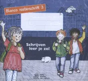 Omslag van Schrijven leer je zo! Blanco rasterschrift 3 - set a 5 stuks