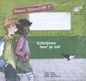 Omslag van Schrijven leer je zo! - Blanco lijnenschrift 5 - set van 5 ex.