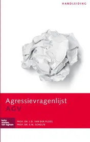Omslag van Agressievragenlijst (AGV) - handleiding