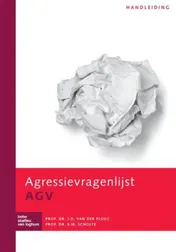 Omslag van Agressievragenlijst AGV