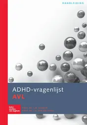 Omslag van ADHD-vragenlijst (AVL) - handleiding