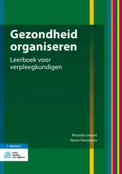 Omslag van Gezondheid organiseren