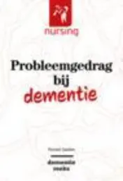 Omslag van Probleemgedrag bij dementie