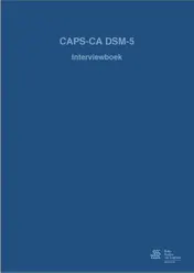 Omslag van CAPS-CA 5 DSM-5 - interviewboek