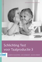 Omslag van Schlichting Test voor Taalproductie 3 Afnamehandleiding