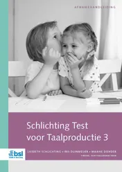 Omslag van Schlichting Test voor Taalproductie 3 - Afnamehandleiding