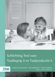 Omslag van Schlichting Test voor Taalbegrip en Taalproductie 3 - Technische Handleiding