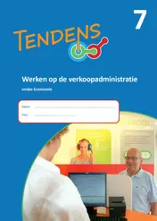 Omslag van 7 Werken op de verkoopadministratie; Vmbo economie