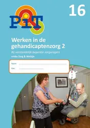 Omslag van 16 Werken in de gehandicaptenzorg 2; Vmbo zorg en welzijn