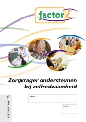 Omslag van Zorgvrager ondersteuen bij zelfredzaamheid