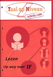 Omslag van Lezen op weg naar niveau 1F