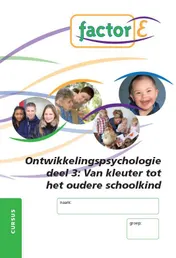 Omslag van 3 Van kleuter tot schoolkind