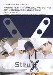 Omslag van Assistent horeca, voeding of voedingsindustrie. Deel 3 van 4