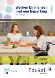 Omslag van Werken bij mensen met een lichamelijke beperking
