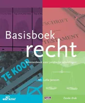 Omslag van Basisboek recht