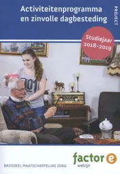 Omslag van Activiteitenprogramma en zinvolle dagbesteding