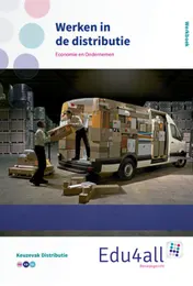Omslag van Werken in de distributie