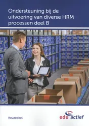 Omslag van Keuzedeel ondersteuning bij de uitvoering van diverse HRM processen deel B folio