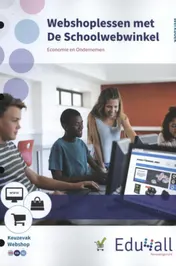 Omslag van Webshoplessen met de schoolwebwinkel