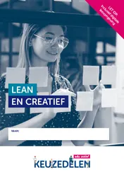 Omslag van Keuzedeel Lean en Creatief folio 19/20