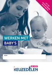 Omslag van Keuzedeel Werken met baby's folio 19/20