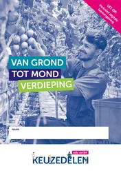 Omslag van Keuzedeel Van grond tot mond verdieping folio 19/20