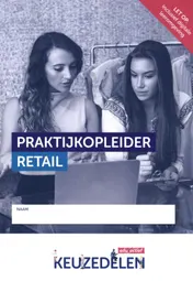 Omslag van Keuzedeel Praktijkopleider Retail niveau 2 folio