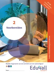 Omslag van Modulepakket Organiseren van een activiteit voor een opdrachtgever folio