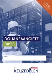 Omslag van Douaneaangifte Basis folio